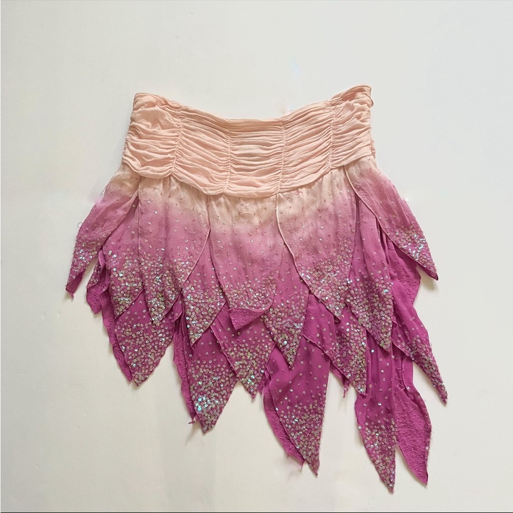 Pink and Purple Layered Skirt